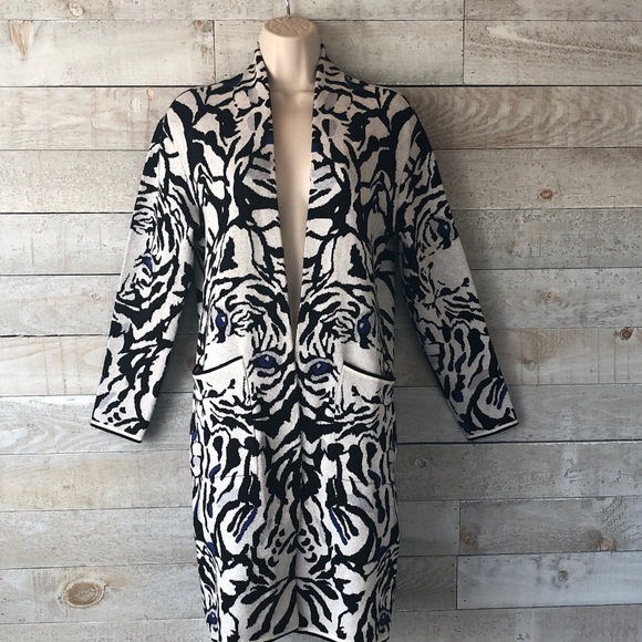 Joseph Ribkoff Tiger Print Cardigan - Picture 2 of 7